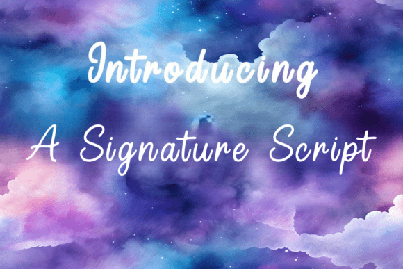 A Signature Script: Elevate Your Design Projects