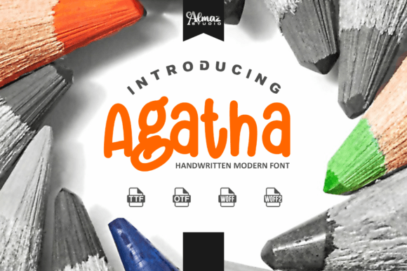 Agatha: A Fun Handwritten Font for Creative Projects