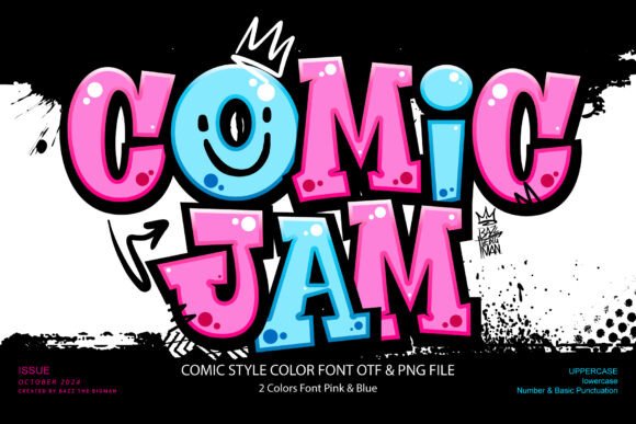 Comic Jam: A Dynamic Font for Bold Creative Projects