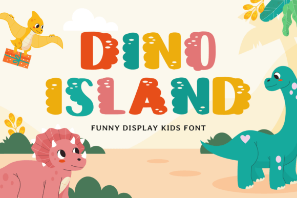 Dino Island: Prehistoric Fun for Modern Design