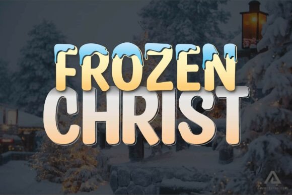 Frozen Christ: A Dramatic Gothic Display Typeface