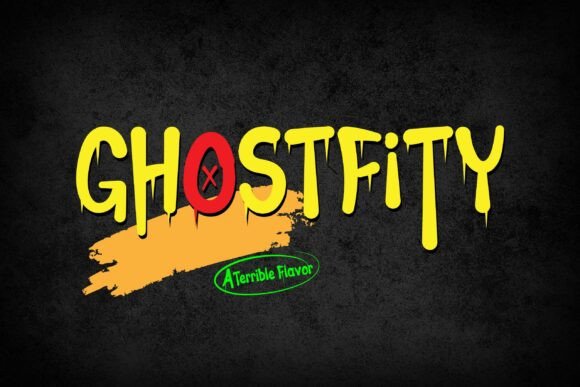 Ghostfity: A Hauntingly Stylish Font for Dramatic Designs