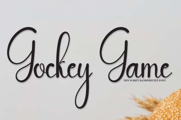 Gockey Game: A Sweet Handwritten Font for Elegant Projects