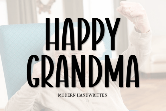 Happy Grandma Font: A Quirky Asset for Creative Designers