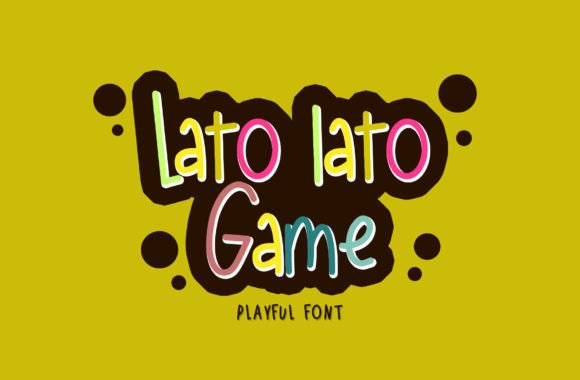 Lato Lato Game: A Playful Hand-Drawn Typeface for Creative Projects