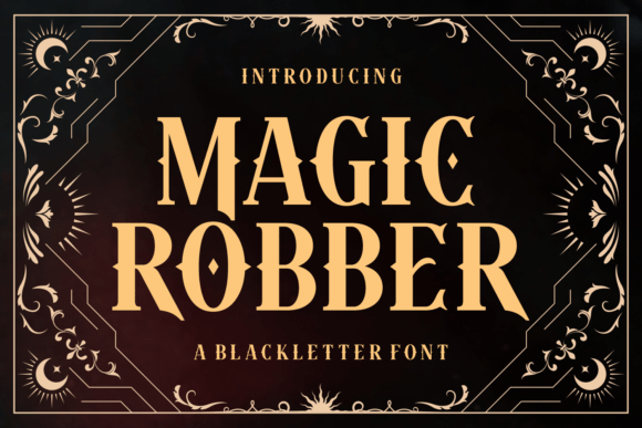 Magic Robber: A Typeface for Enchanting Autumn Designs