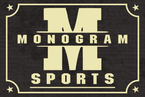 Monogram Sports: The Bold Athletic Varsity Font