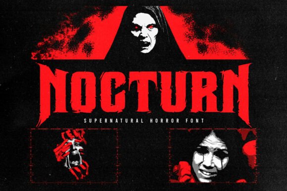 Nocturn: A Typeface for Unforgettable Horror and Dark Branding