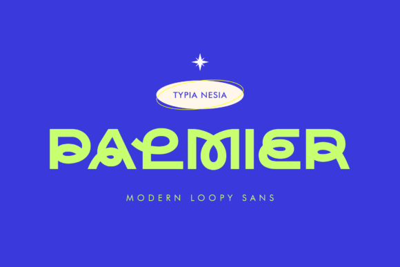 Palmier: A Modern, Bold Loopy Font for Creative Projects
