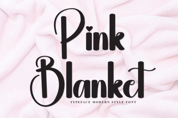 Pink Blanket: A Whimsical Handwritten Display Font