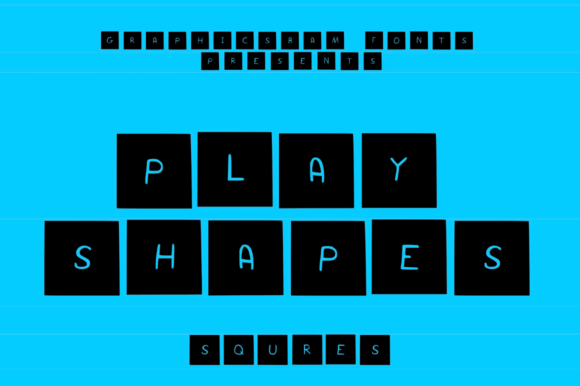 Play Shapes Squares: A Fun, Versatile Decorative Font