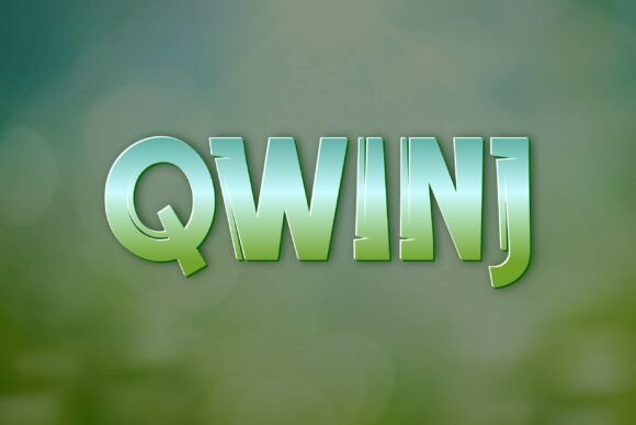 Qwinj: A Gothic Cartoon Font for Bold Designs